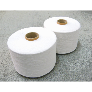 60/3 fil blanc de haute qualité 100% polyester cru pour la couture